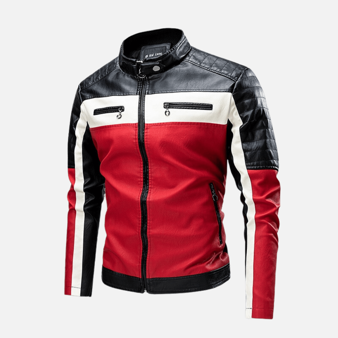 Chamarra de Cuero Original para Hombre Marco Stefano Romano®