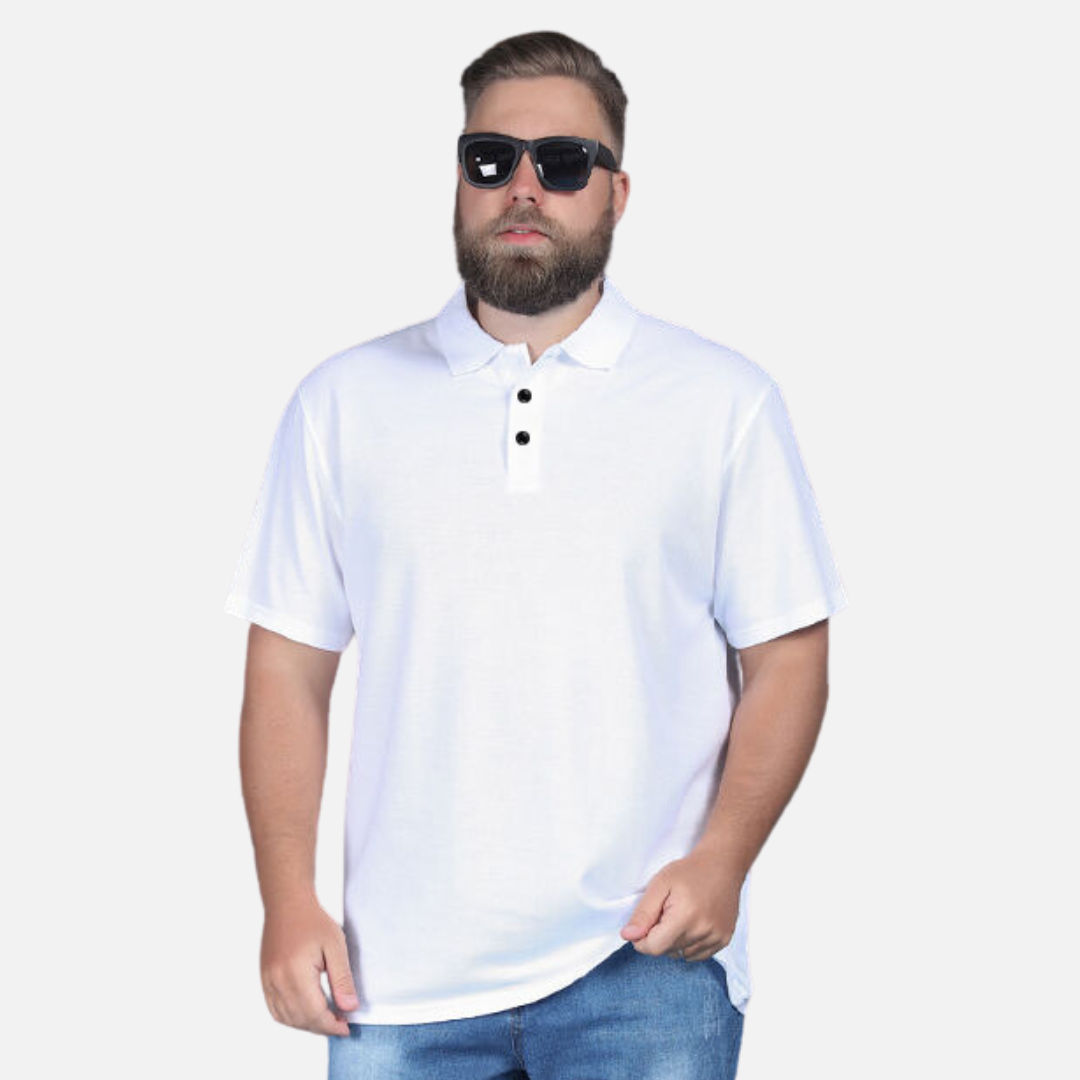 Playera Polo Plus Size Premium para Hombre Stefano Romano®