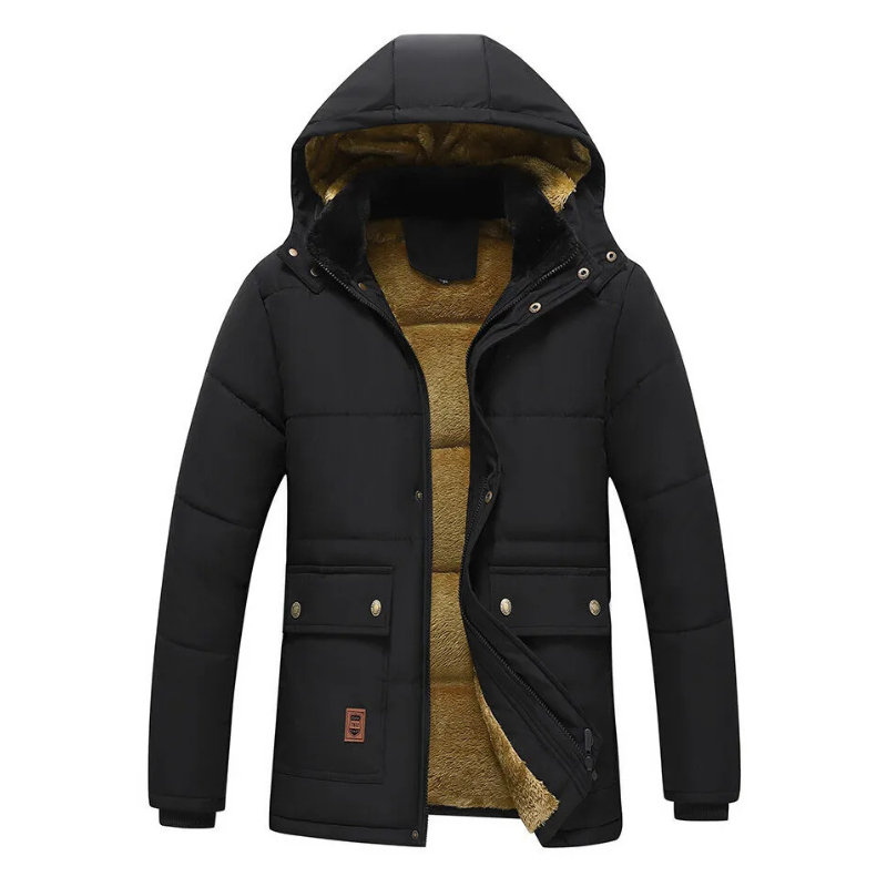 Chamarra Parka con Forro de Lana para Hombre Stefano Romano®
