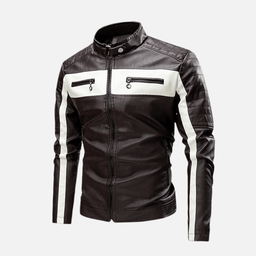 Chamarra de Cuero Original para Hombre Marco Stefano Romano®
