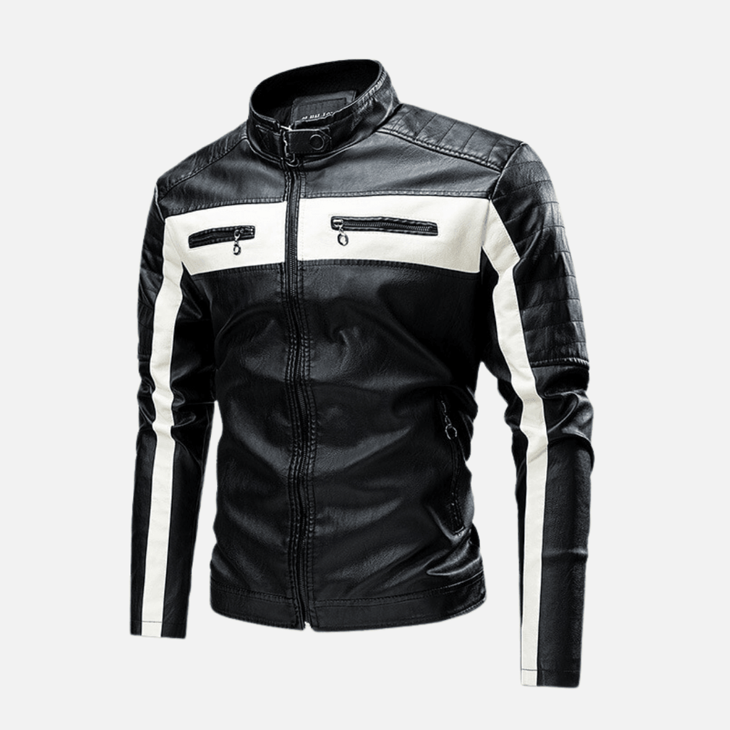 Chamarra de Cuero Original para Hombre Marco Stefano Romano®