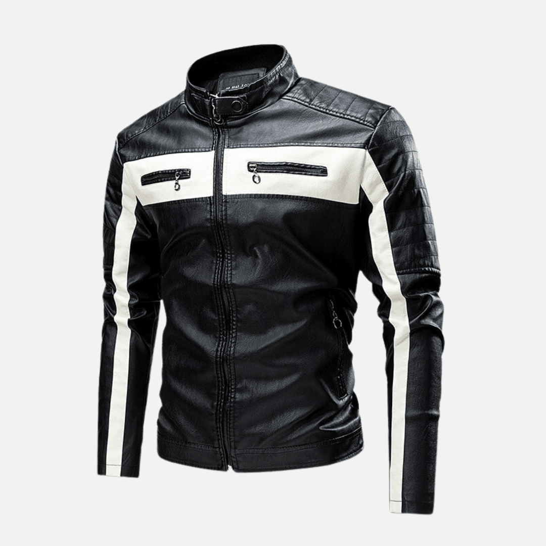 Chamarra de Cuero Original para Hombre Marco Stefano Romano®