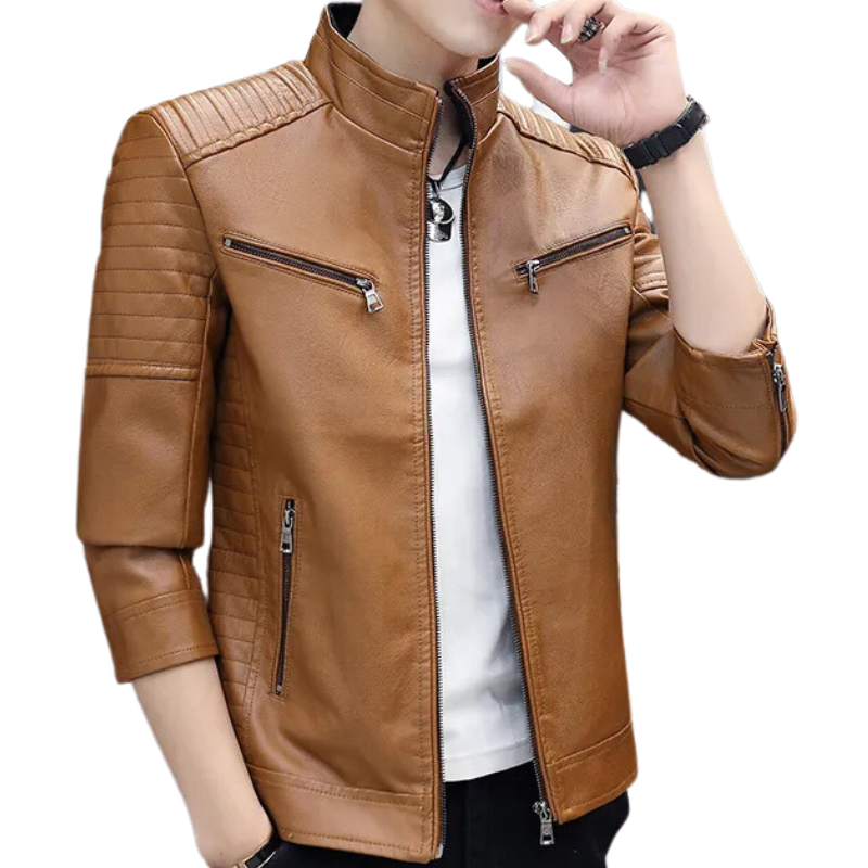 Chamarra de Cuero para Hombre Giorgio Stefano Romano®