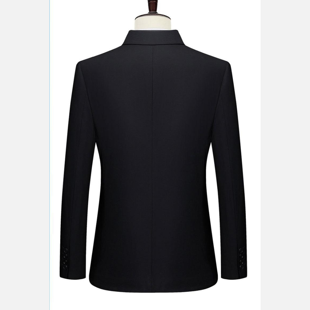 Blazer Plus Size Poliéster para Hombre Alessandro Stefano Romano®