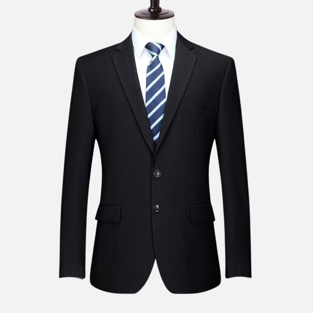 Blazer Plus Size Poliéster para Hombre Alessandro Stefano Romano®