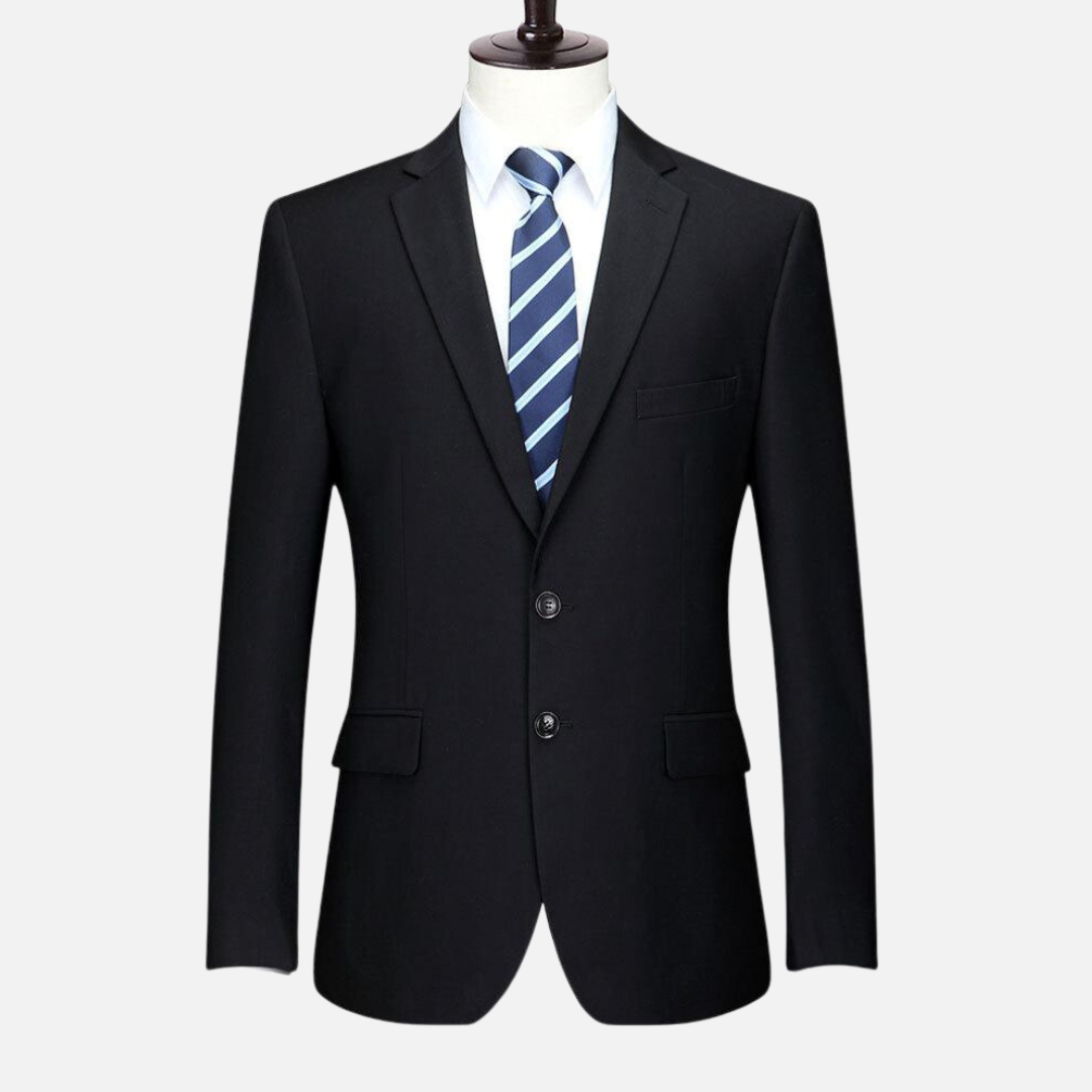 Blazer Plus Size Poliéster para Hombre Alessandro Stefano Romano®