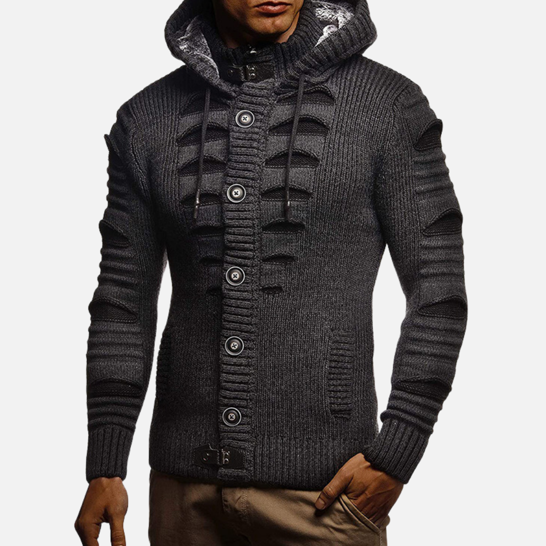Sudadera con Capucha de Tricot para Hombre Stefano Romano®