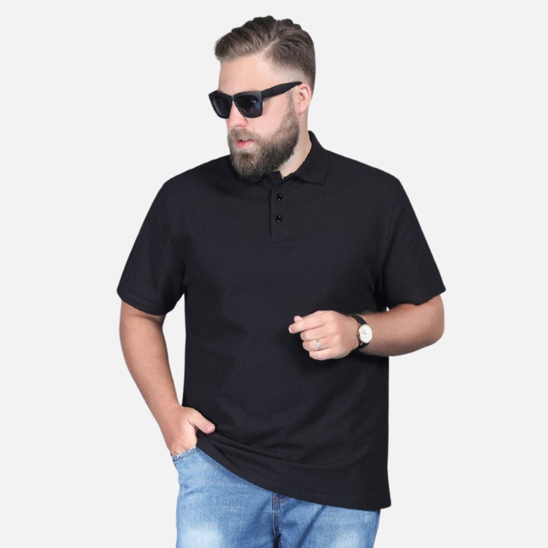 Playera Polo Plus Size Premium para Hombre Stefano Romano®
