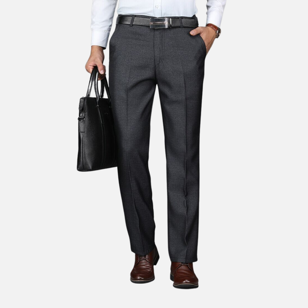Pantalón de Vestir Recto para Hombre Alessandro Stefano Romano®