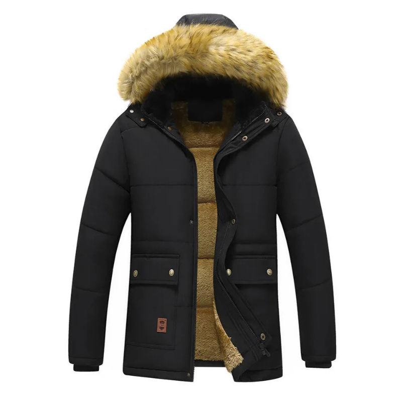 Chamarra Parka con Forro de Lana para Hombre Stefano Romano®