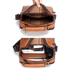 Bolsa Pequeña de Cuero Genuino para Hombre Alessandro Stefano Romano®