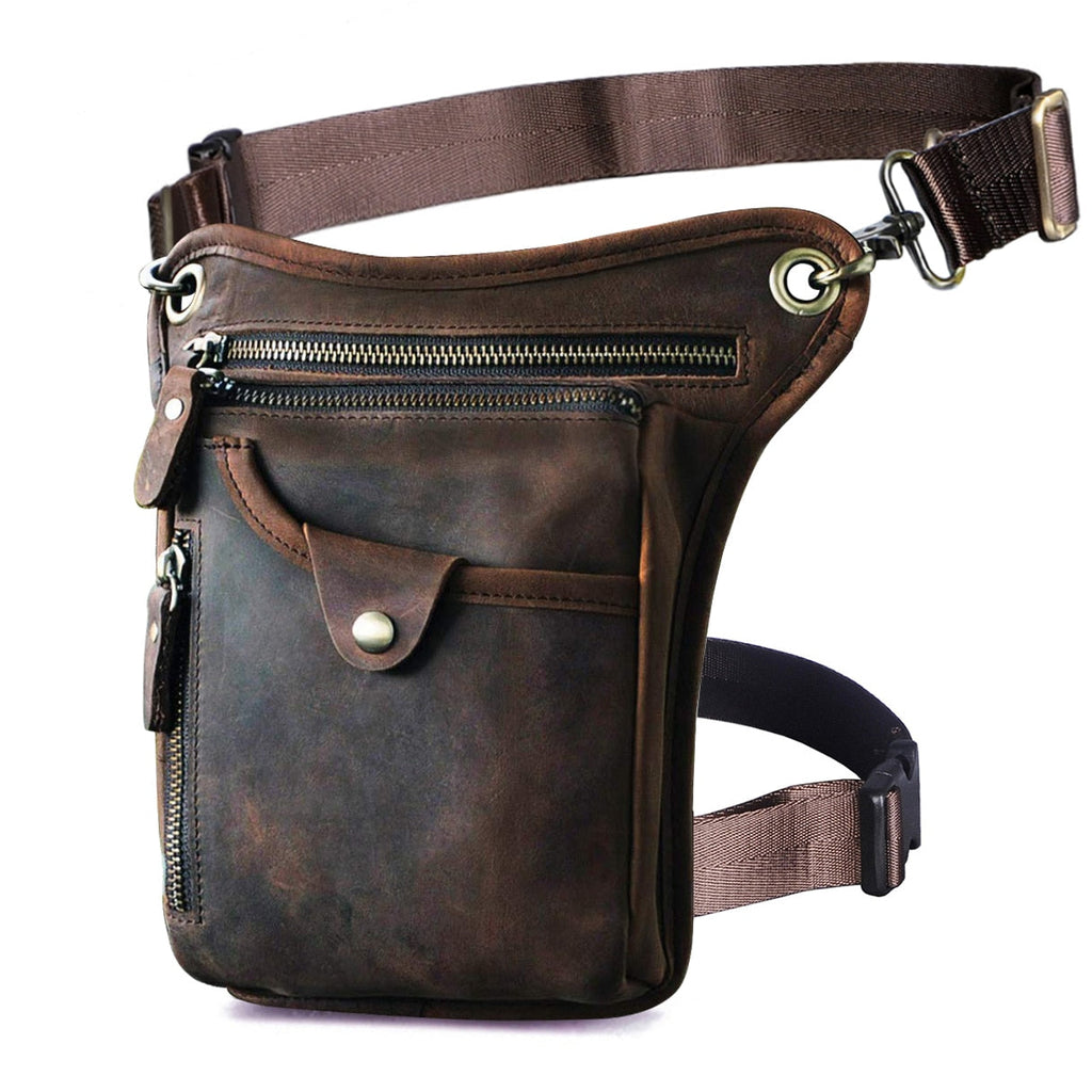 Riñonera de Cuero Genuino para Hombre Stefano Romano®