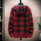Sudadera a Cuadros con Capucha para Hombre Marco Stefano Romano®