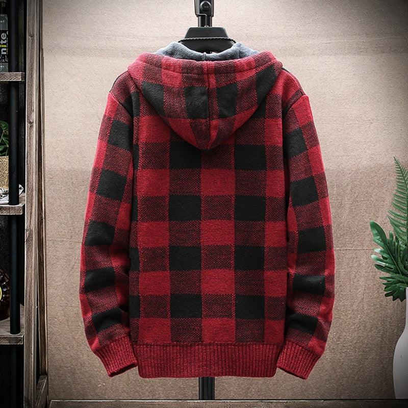 Sudadera a Cuadros con Capucha para Hombre Marco Stefano Romano®