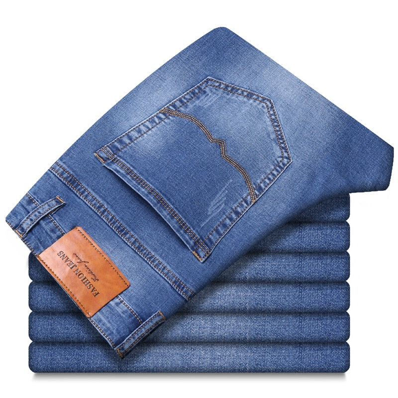 Pantalón de Mezclilla Recto para Hombre Enzo Stefano Romano®