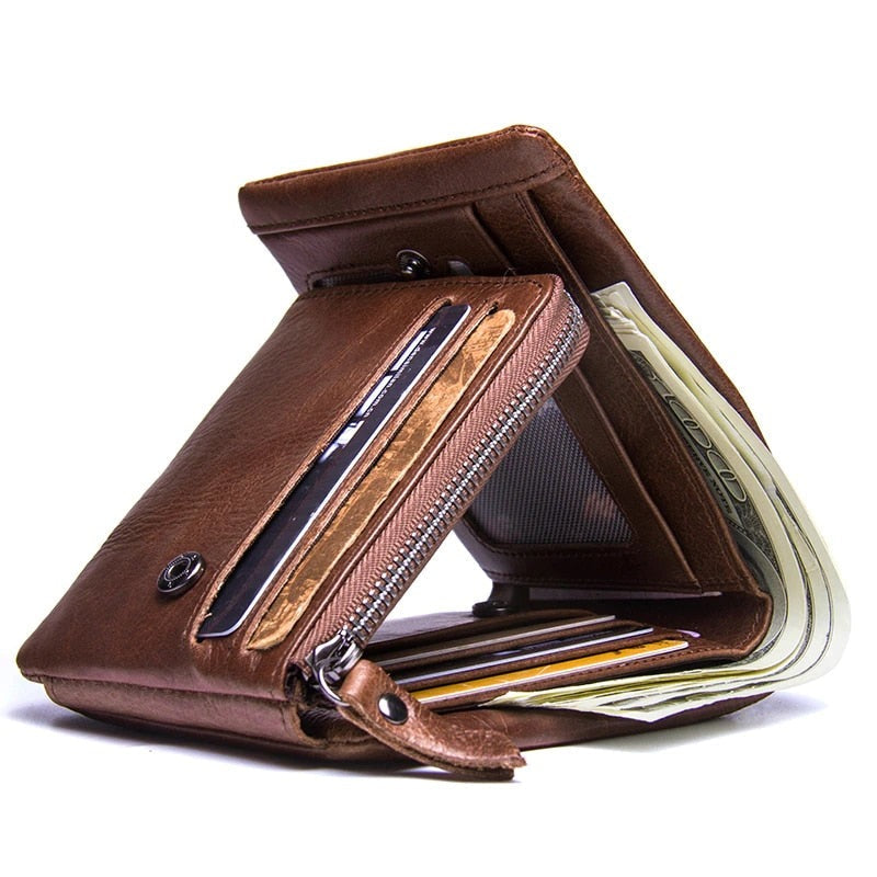 Cartera de Cuero Genuino para Hombre Marco Stefano Romano®