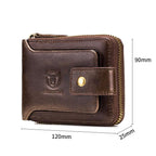 Cartera de Cuero Genuino Bull Stefano Romano®