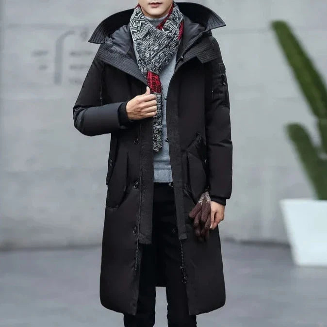 Chamarra Puffer Larga para Hombre Alessandro Stefano Romano®