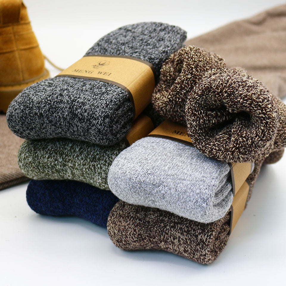 Calcetines de Lana para Invierno 3 Pares Incluye 6 Piezas Stefano Romano®