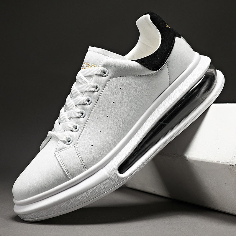 Tenis de Cuero Blanco para Hombre Stefano Romano®