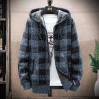 Sudadera a Cuadros con Capucha para Hombre Marco Stefano Romano®