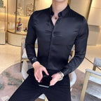 Camisa de Vestir Slim para Hombre Elegance Stefano Romano®