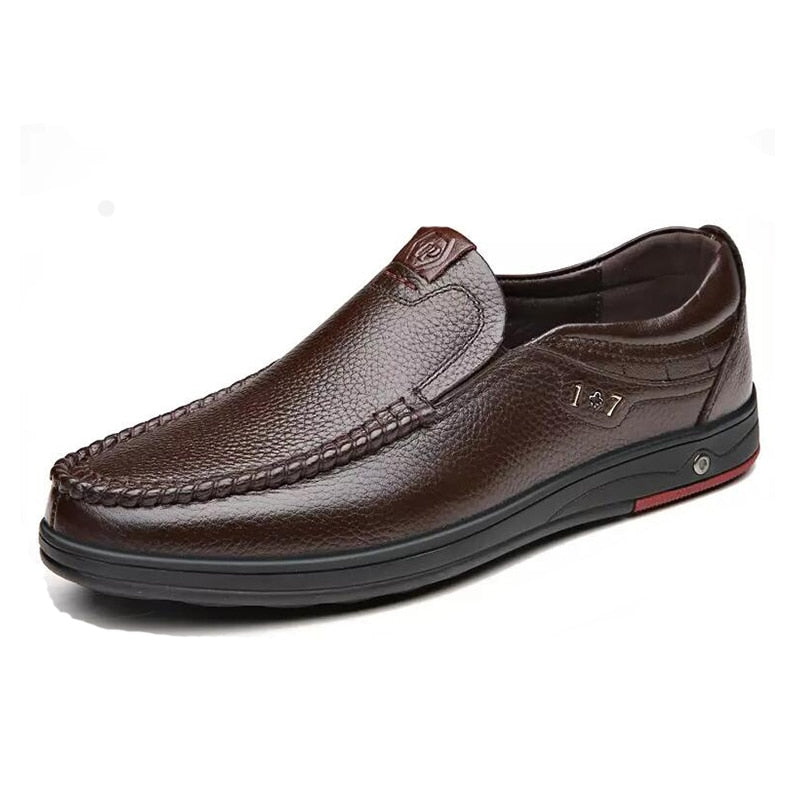 Zapato Mocasín Classic de Cuero Genuino para Hombre Stefano Romano®