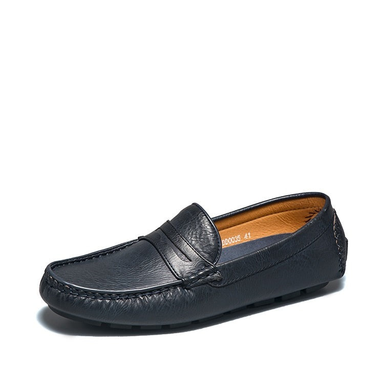 Mocasín de Cuero Genuino Antiderrapante para Hombre Stefano Romano®