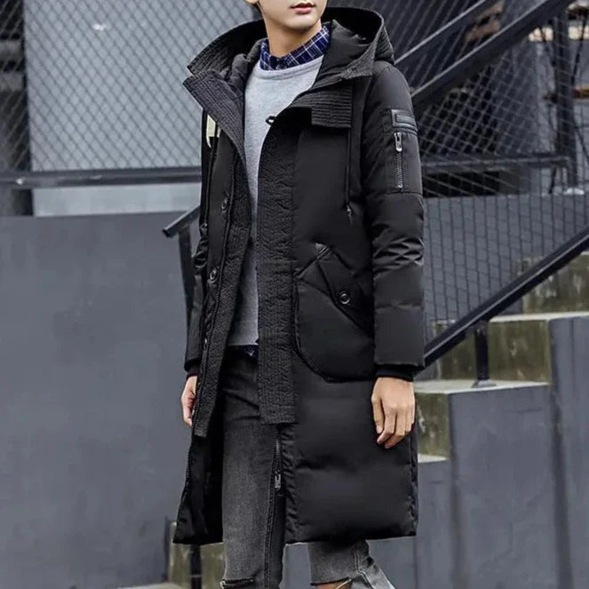 Chamarra Puffer Larga para Hombre Alessandro Stefano Romano®