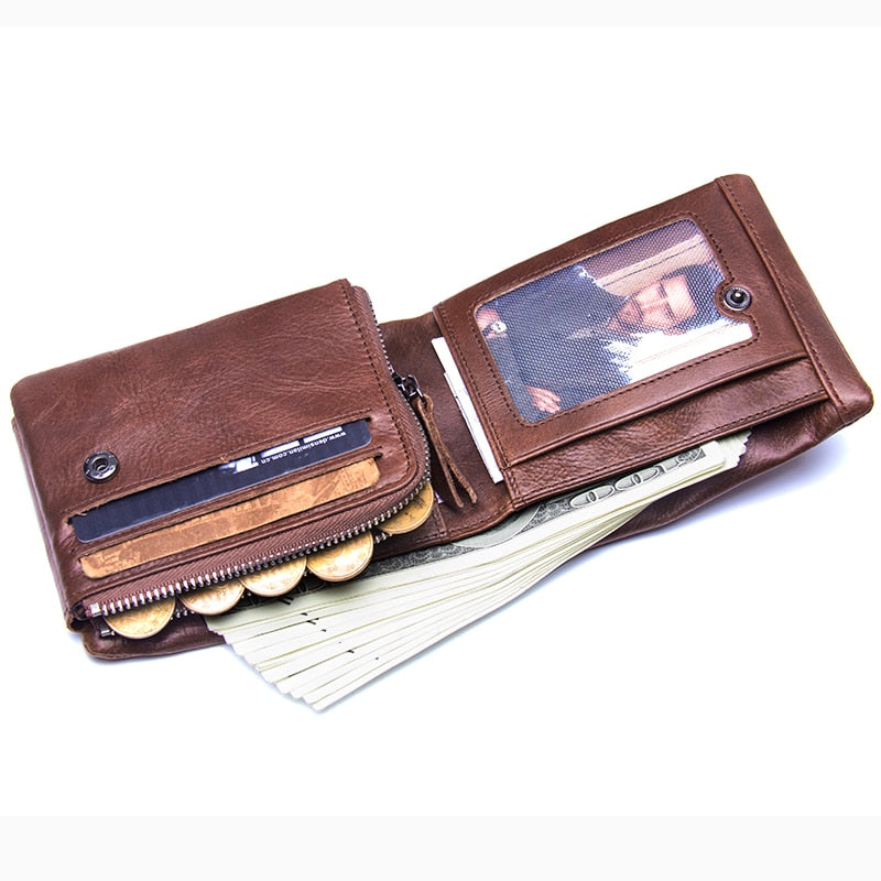 Cartera de Cuero Genuino para Hombre Marco Stefano Romano®