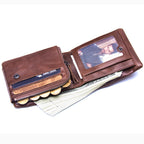Cartera de Cuero Genuino para Hombre Marco Stefano Romano®