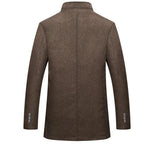 Abrigo Trench Coat de Lana para Hombre de Diseñador Stefano Romano®