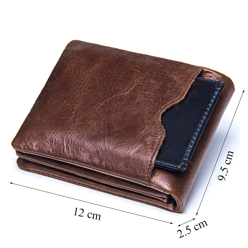 Cartera de Cuero Genuino para Hombre Marco Stefano Romano®