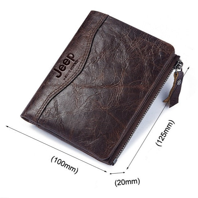Cartera de Cuero Genuino para Hombre Alessandro Stefano Romano®