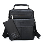 Bolsa Pequeña de Cuero Genuino para Hombre Alessandro Stefano Romano®