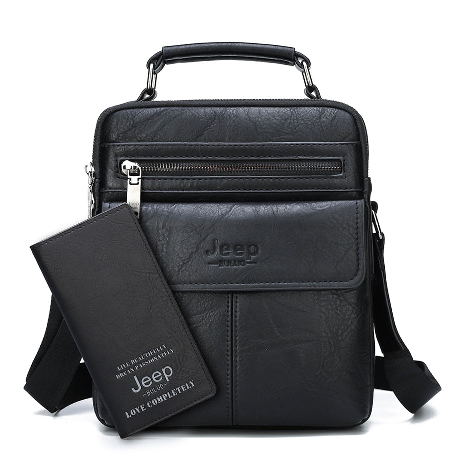 Bolsa Pequeña de Cuero Genuino para Hombre Alessandro Stefano Romano®