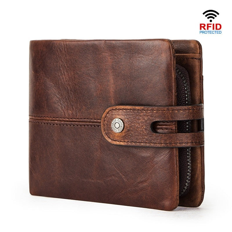 Cartera para Hombre de Cuero Genuino Stefano Romano®