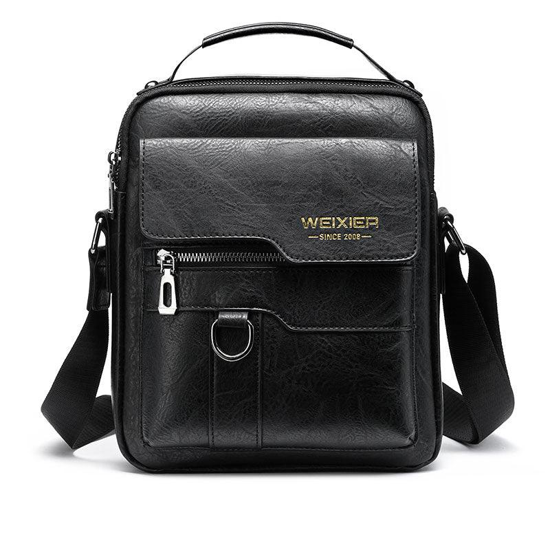 Bolsa Pequeña de Cuero Impermeable para Hombre Stefano Romano®