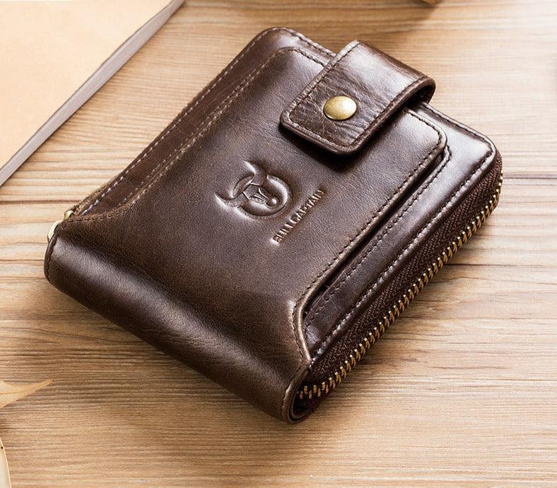 Cartera de Cuero Genuino Bull Stefano Romano®