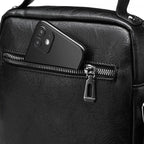 Bolsa Pequeña de Cuero Impermeable para Hombre Stefano Romano®