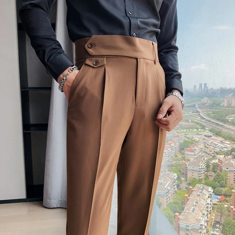 Pantalón de Vestir Slim Fit Gurkha para Hombre Enzo Stefano Romano®