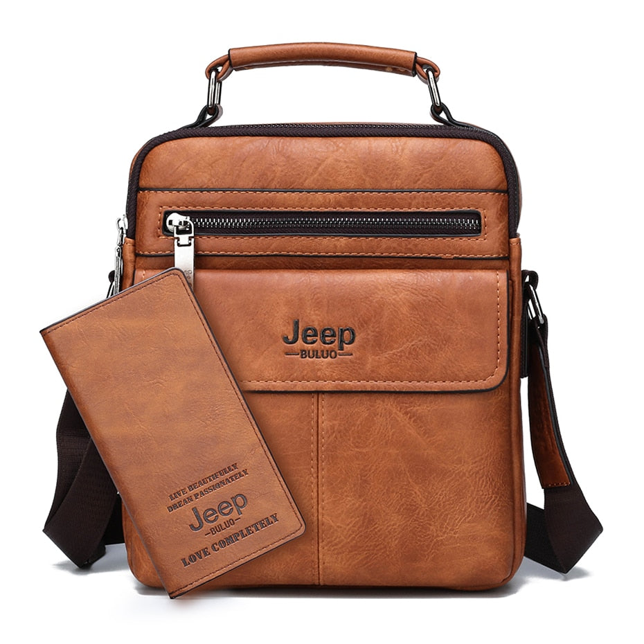 Bolsa Pequeña de Cuero Genuino para Hombre Alessandro Stefano Romano®