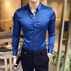 Camisa de Vestir Slim para Hombre Elegance Stefano Romano®