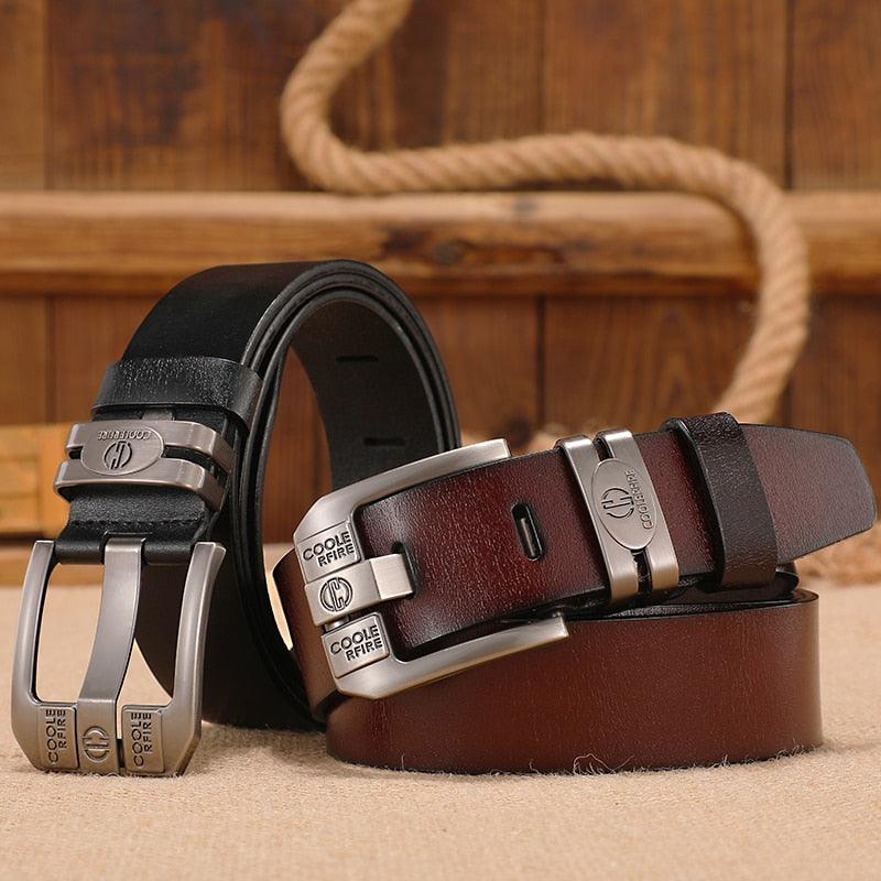 Cinturón de Cuero Genuino para Hombre Stefano Romano®