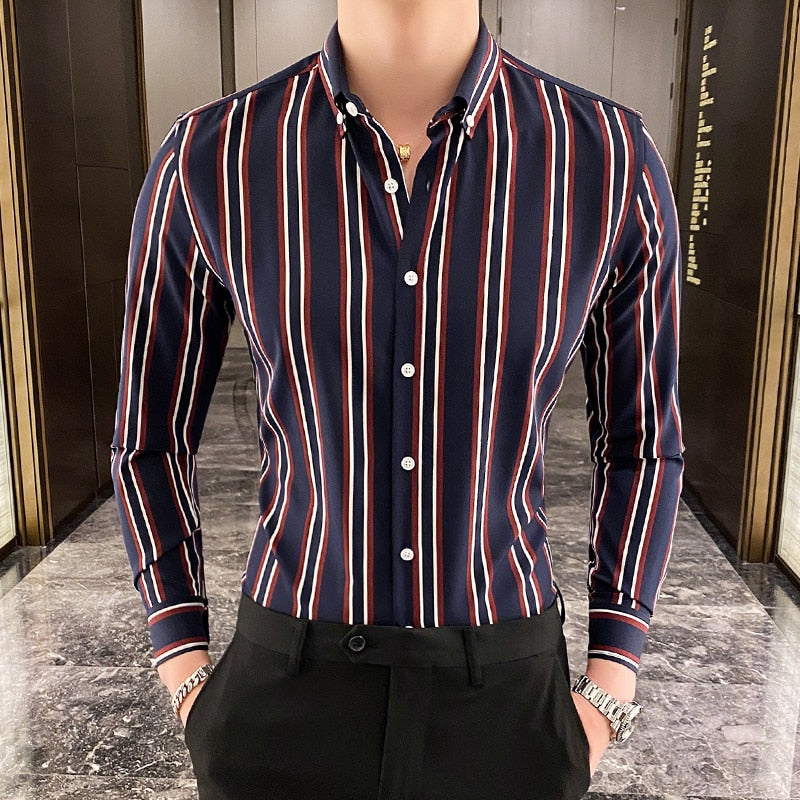 Camisa de Vestir Poliéster para Hombre Marco Stefano Romano®