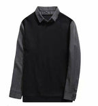 Camisa de Manga Larga Plus Size para Hombre Stefano Romano®