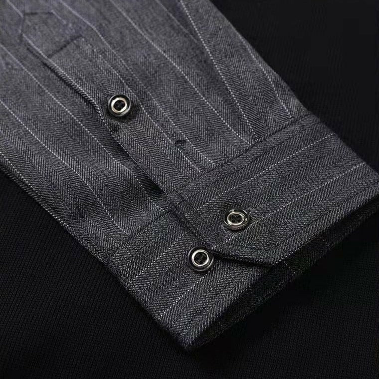Camisa de Manga Larga Plus Size para Hombre Stefano Romano®