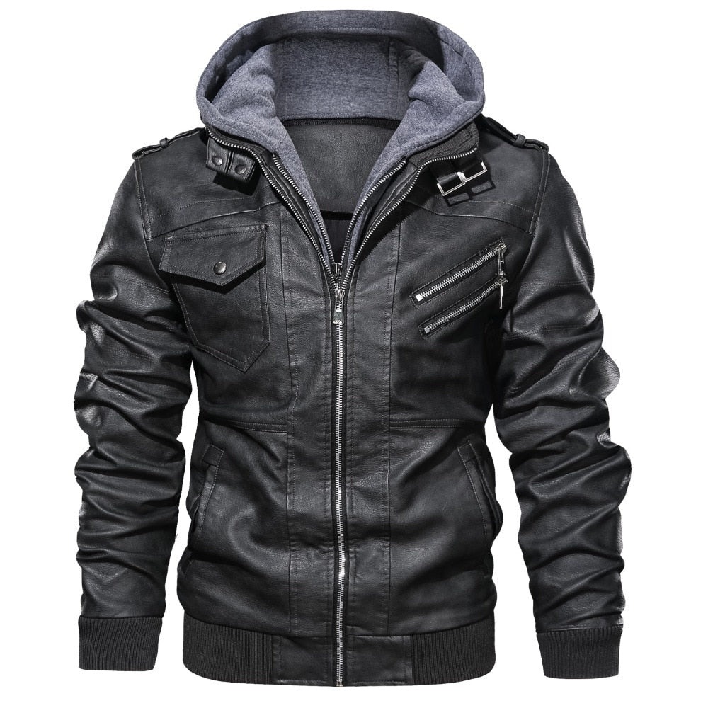 Chamarra de Cuero Original para Hombre Alessandro Stefano Romano®