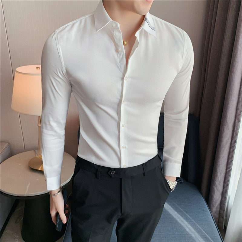 Camisa de Vestir para Hombre a Rayas Stefano Romano®