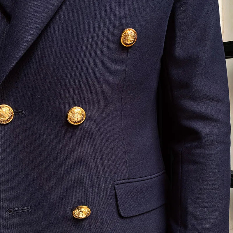 Blazer Slim Cruzado para Hombre Marco Stefano Romano®